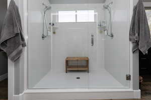 Massive Double Shower.