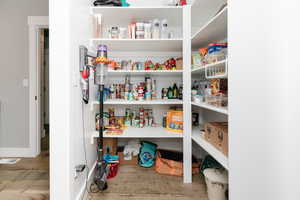 View of storage area