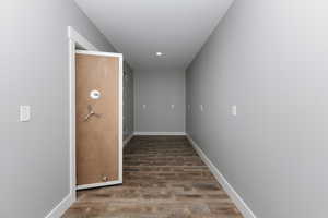 Inside Walk-in Safe.