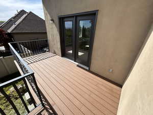 View of deck