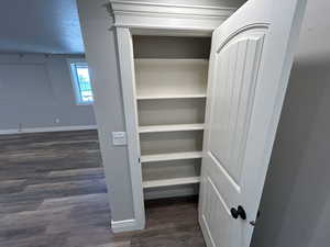 View of closet