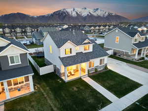 Exterior space featuring a mountain view and a residential view