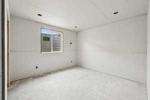 View of spare room