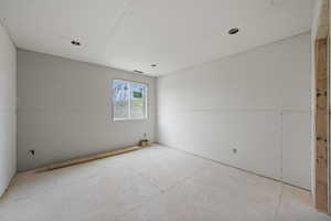 View of spare room