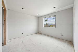 View of spare room