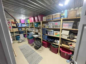 View of storage