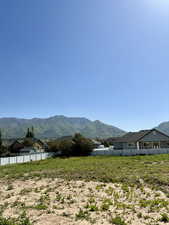 View of mountain background