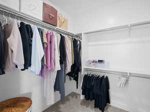 Primary suite walk-in closet