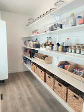 Huge walk-in pantry