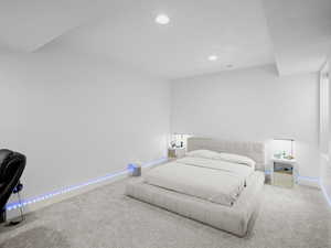 Basement bedroom