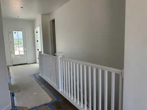 Corridor with an upstairs landing