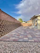 View of patio / terrace featuring a fenced backyard