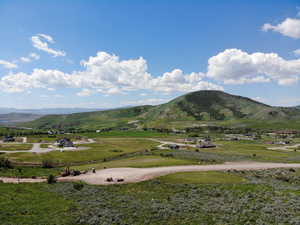 Property view of mountains featuring a rural view