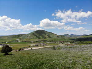 View of mountain feature featuring a rural view