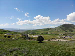 Mountain view with a rural view