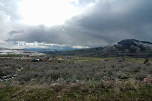View of mountain feature featuring a rural view