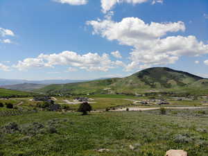 View of mountain feature featuring a rural view