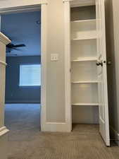 View of closet