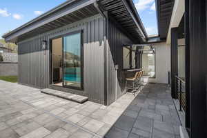 Exterior Main floor Pool Hang out area with full kitchen,bathroom,laundry facilities and large second media room