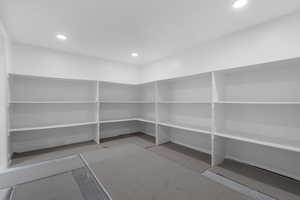 View of storage room