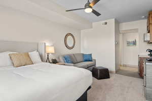 Bedroom 2 with seating area