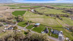 Drone / aerial view with a rural view