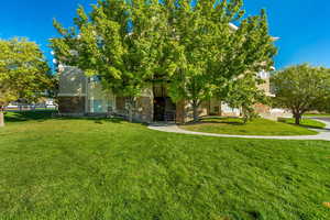 View of yard with stairs