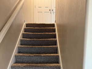 View of stairway