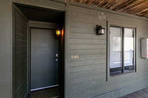View of entrance to property