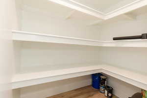 View of storage area