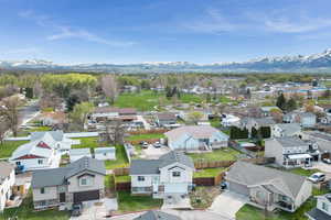 Aerial view with a south residential view