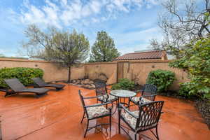 View of patio / terrace featuring a fenced backyard
