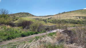 view from the community trail.