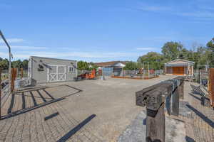 Tack house & hitching post