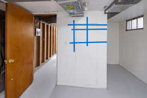 View of basement