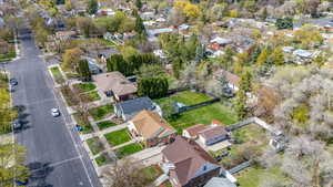 Aerial view featuring a residential view