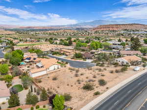 Aerial view with a mountain view and a residential view