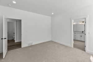 Bedroom recessed lighting