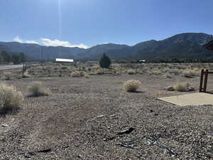 View of mountain feature featuring a rural view
