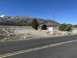 View of road featuring a mountain view