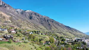View of mountain feature with a residential view