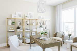 View of living area