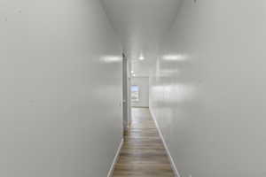Private Entryway, set back from entering straight into your living space.