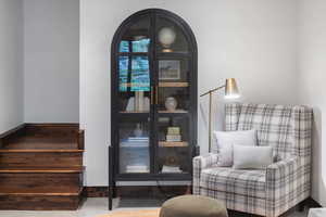 Basement sitting area