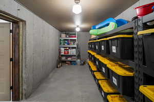 View of storage room