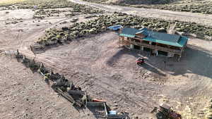 Aerial view of property and surrounding area
