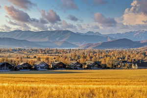 Mountain view featuring a residential view