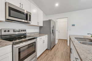 Gorgeous kitchen with stainless steel appliances