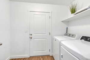 Convenient laundry room