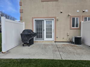 Rear patio